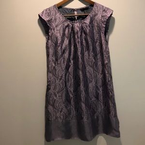 Paisley dress purple - H&M
